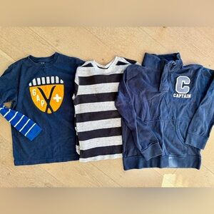 Lot of 3 Boys Long Sleeve Shirts GAP, Children’s Place Thermal Trendy Sz 10-12